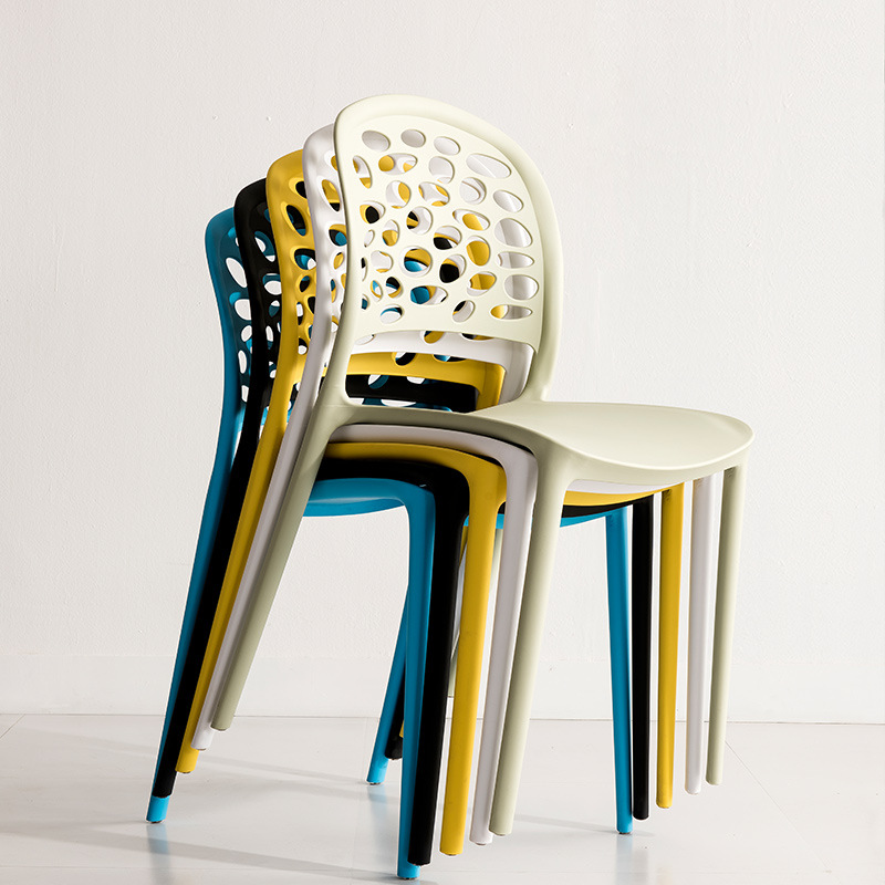 Fábrica Mayorista de restaurante moderno Moderno apilable sillas de comedor coloridas sillas de brazo para restaurantes para restaurante