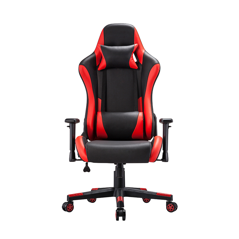 Silla de juego de juego de carreras de carreras de jugador PU PU PUSO COMPUTA COMPUTA COMPUTA CROMPUTA CONTRACIÓN CON LED LED