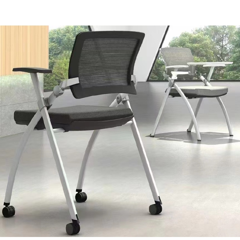 2022 cómodas sillas de entrenamiento de la escuela de estudiantes de plástico con la silla ergonómica de la tableta de redacción